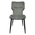 Windsor Grey Velvet Chair - Image 4