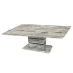 Marble Effect Dining Table with 6 Chairs ​ - Image 2