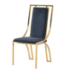 Silvan Windsor Dining Chairs Silver/Gold Colour Frame - Image 2