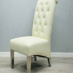 Sofia Cream PU Chair