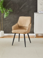 Liora Beige Dining Chair - Image 3