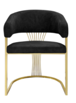 Porado Black Dining Chair