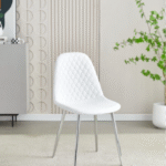 Mexico White PU Dining Chair