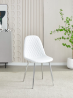 Mexico White PU Dining Chair