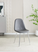 Mexico Grey PU Dining Chair