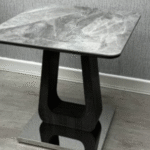 Bedside Table Lamps (Grey Ceramic)