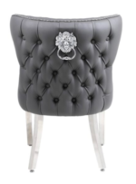 Valentino Hudson Grey PU Dining Chair