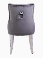 Worren Chrome/ Gold Leg Knocker Dining Chair