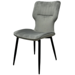 Silvan Velvet Chair (Black, Mink, Grey) - Image 4