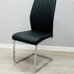 Vesta Office Dining Black PU Dining Chair