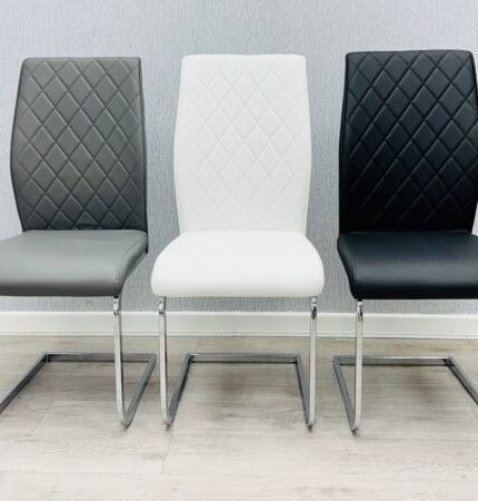 Atlantis Black PU Dining Chair