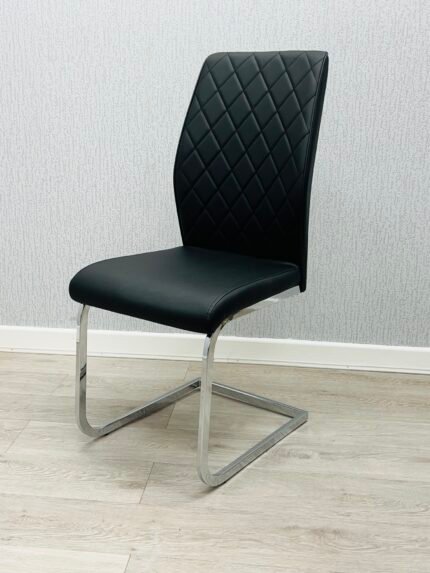 Atlantis Black PU Dining Chair