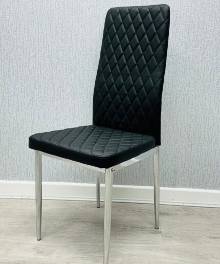 Arden Black PU Dining Chair