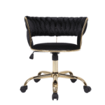 Camelia Black & Gold Office Chair
