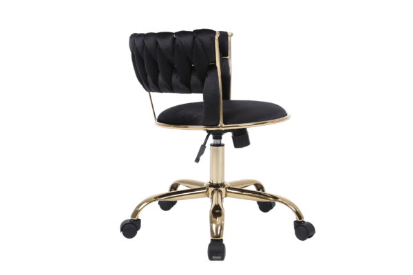 Camelia Black & Gold Office Chair Camelia Black & Gold Office Chair