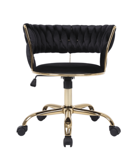 Camelia Black & Gold Office Chair