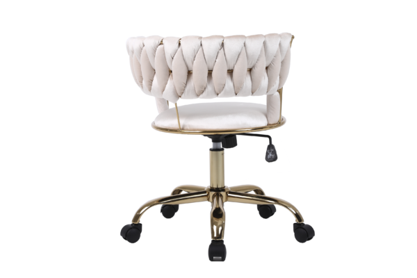 Camelia Cream & Gold Office Chair Camelia Cream & Gold Office Chair