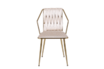 Daisy Cream Gold Dining Chair