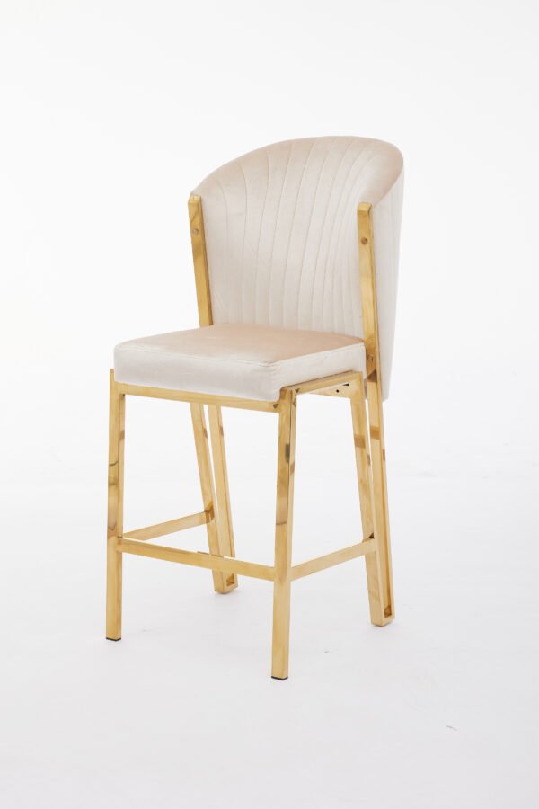 Fabio Cream Gold Breakfast Stools Fabio Cream Gold Breakfast Stools