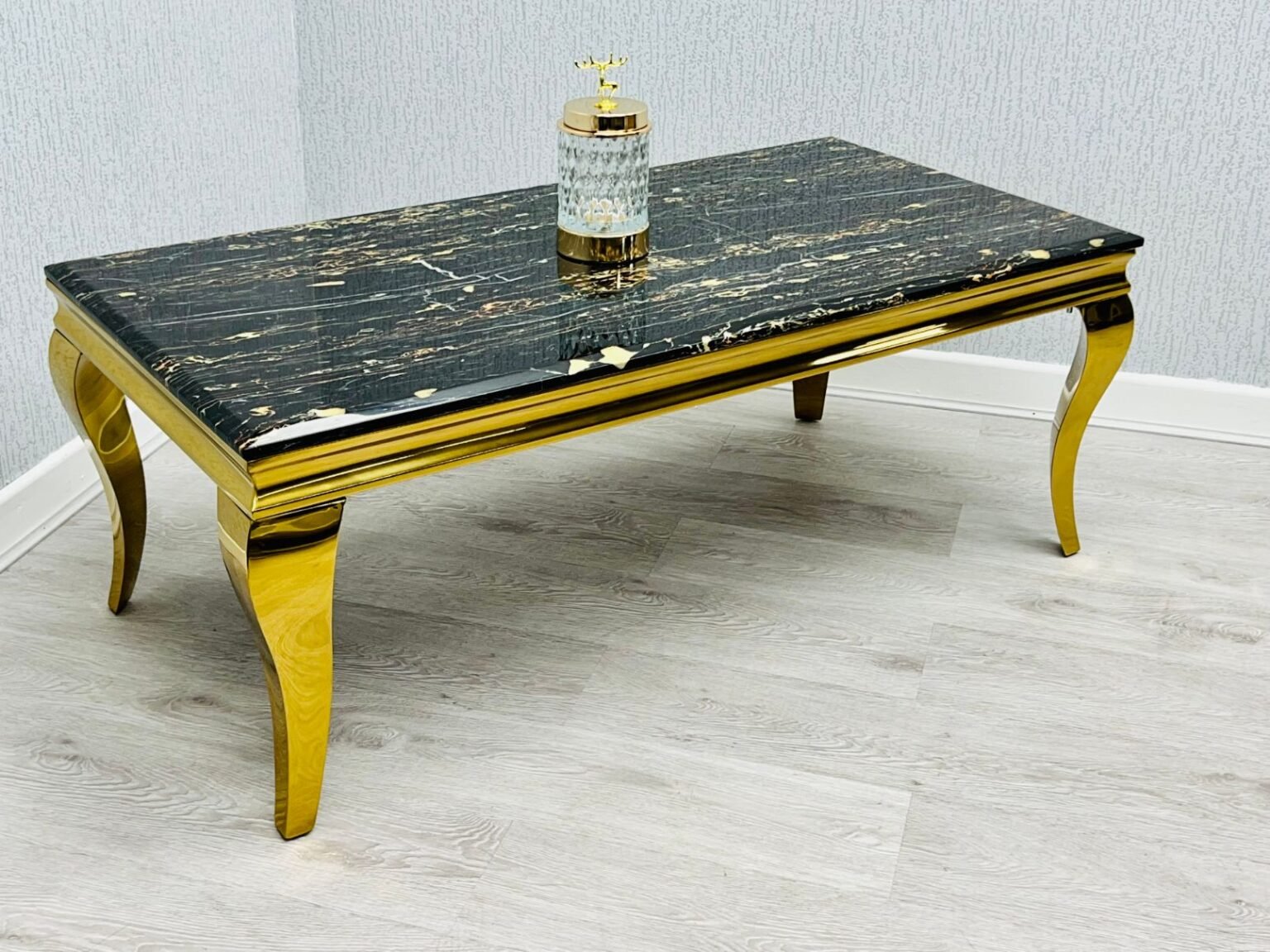 gold and black coffe Sofia Coffee Tables - Image 3