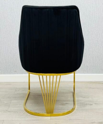 Lasco Black & Gold Dining Chair