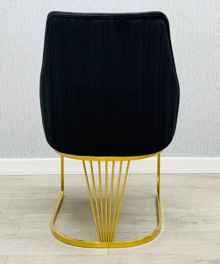 Lasco Black & Gold Dining Chair