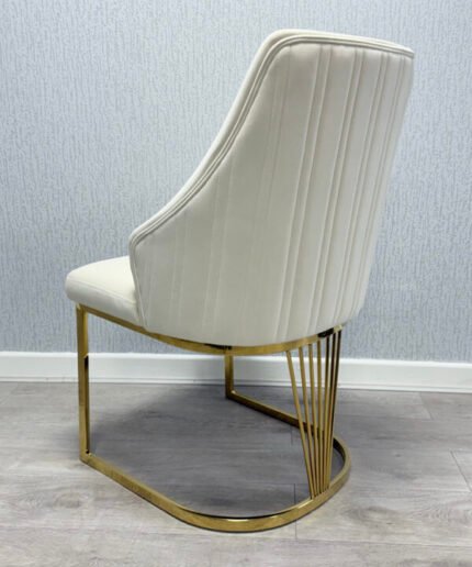 Lasco Cream & Gold Dining Chair