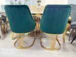 Lasco Green & Gold Dining Chair