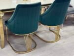 Lasco Green & Gold Dining Chair