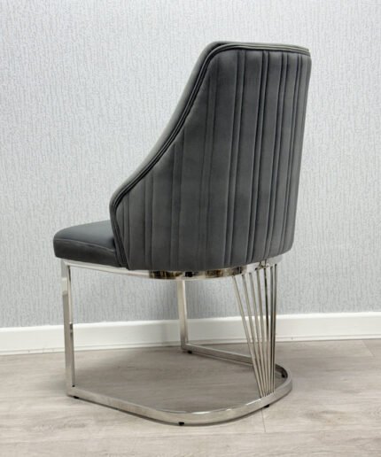 Lasco Grey & Silver Dining Chair