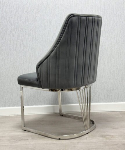 Lasco Grey & Silver Dining Chair