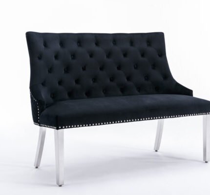 Majestic Black High Back Bench