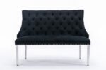 Majestic Black High Back Bench