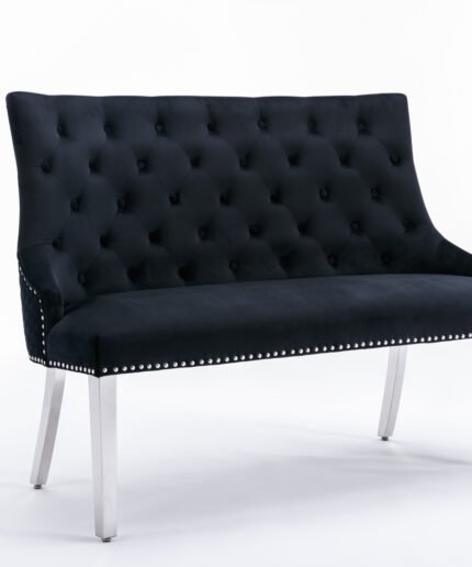 Majestic Black High Back Bench