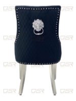 Majestic Black Velvet Dining Chair