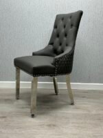 Majestic Hudson Grey PU Leather Dining Chair
