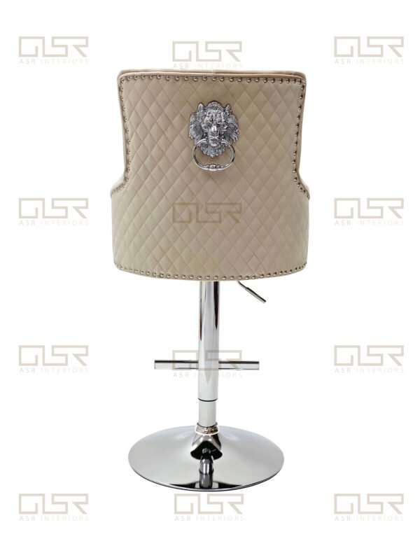 Majestic Mink Fabric Bar Stool Majestic Mink Fabric Bar Stool