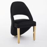Santorini Black Gold Dining Chair