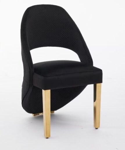 Santorini Black Gold Dining Chair
