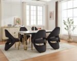 Santorini Black Gold Dining Chair