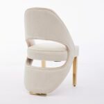 Santorini Cream Gold Dining Chair