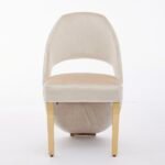 Santorini Cream Gold Dining Chair