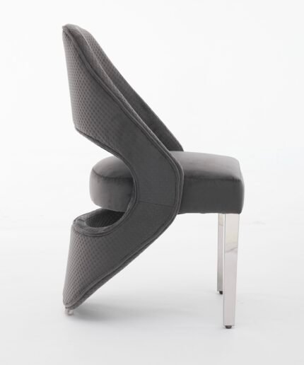 Santorini Grey Silver Dining Chair