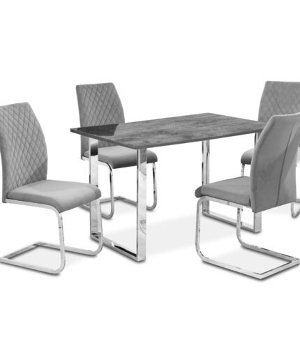 Tokyo Dining Set (Table & 4 Chairs)