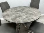 Tokyo Round Dining Set (Table & 4 Chairs)