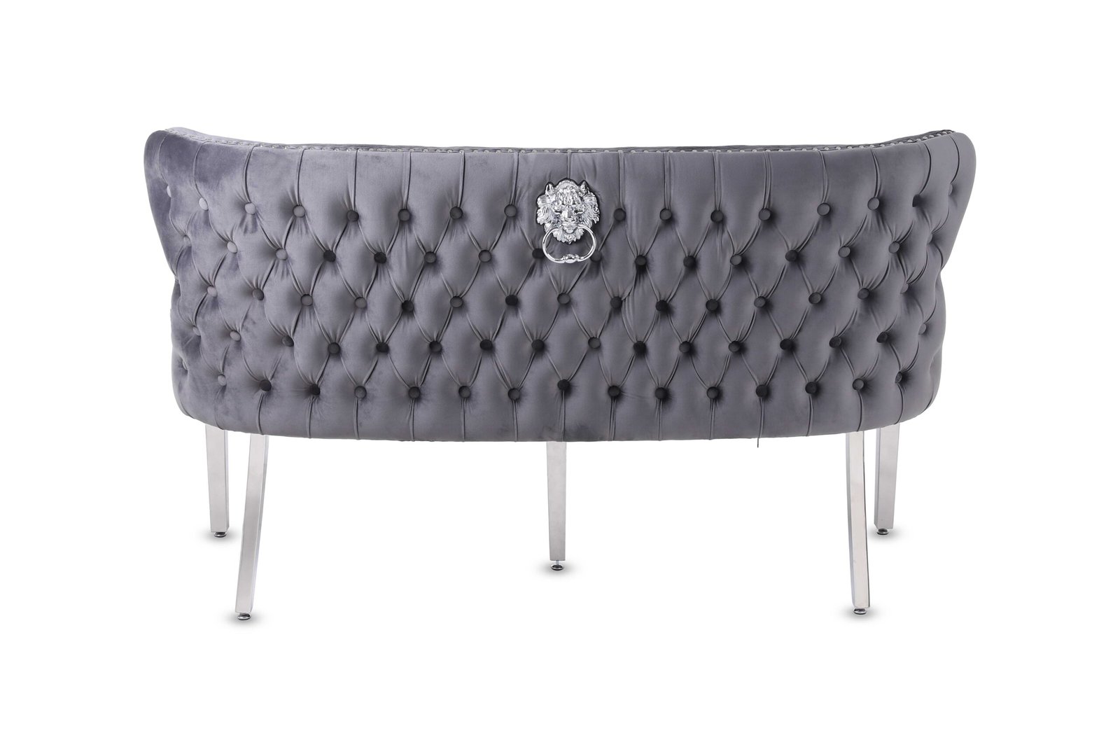 Valentino Grey Velvet Bench Valentino Grey Velvet Bench