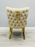 Valentino Mink Gold Velvet Chair