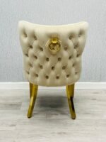 Valentino Mink Gold Velvet Chair