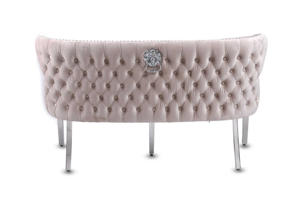 Palisade Mink Velvet Bench