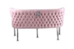 Valentino Pink Velvet Bench